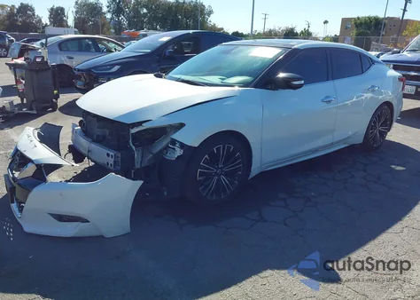 2018 Nissan Maxima 3.5 Platinum из США, поврежденный, VIN 1N4AA6AP9JC392868